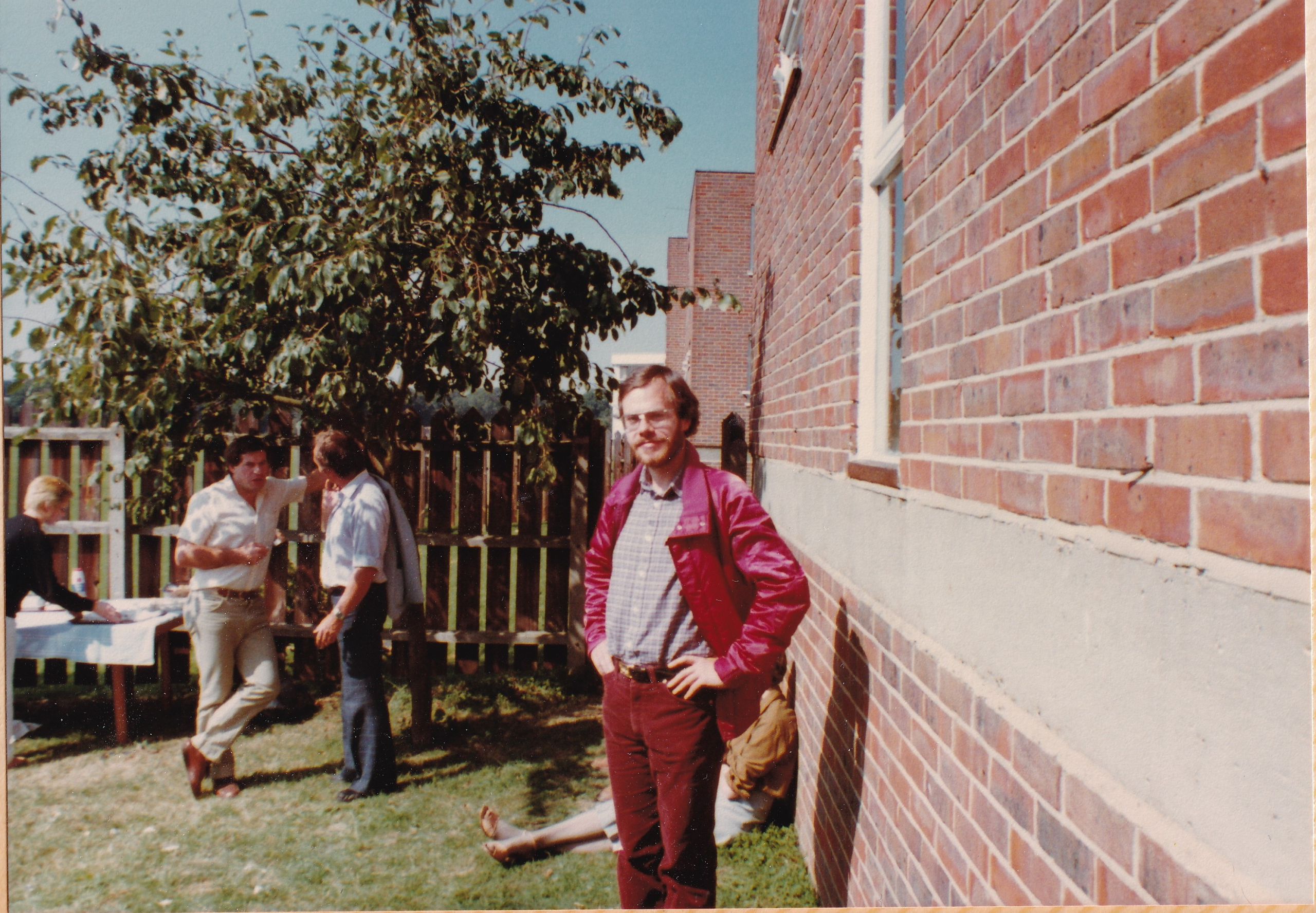1982 Sept 2nd Me in House 2 garden